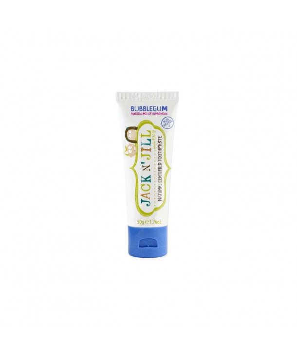 Jack n' Jill Natural Certified 6m+ Toothpaste 50g - Bubblegum