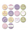 LULUJO Milestone Swaddle Blanket and Card Set, Isn't she Lovely