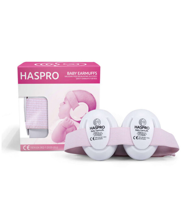Haspro Baby Earmuffs Girl Ear muffs for babies PINK
