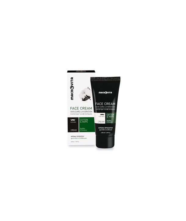 MACROVITA FOR MEN COTTON & HOPS FACE CREAM 50ml