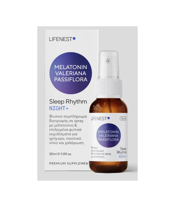 LIFENEST MELATONIN VALERIANA PASSIFLORA SLEEP RHYTHM NIGHT 30ml