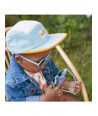 KiETLA Kids' Hat Jockey Fabric Sunscreen White