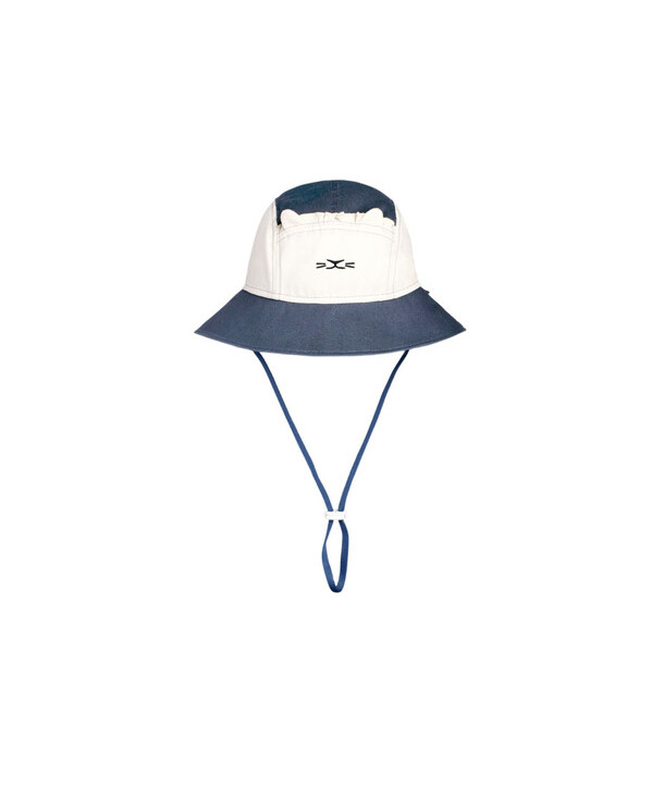 KiETLA Kids' Camper Hat with Sun Protection UPF50+ Blue Lion, 1pc