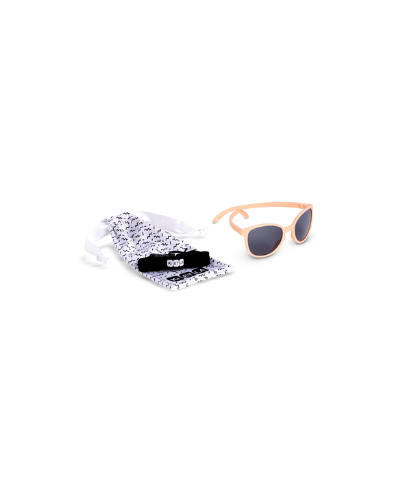 KiETLA: SUNGLASSES Wazz 2-4 YEARS - Wayfarer Apricot