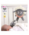 Sweet Dreamers Sleep Toy Ewan Deluxe Lamb made of Fabric with White Noise, Light, and Cry Sensor for 0++ Months