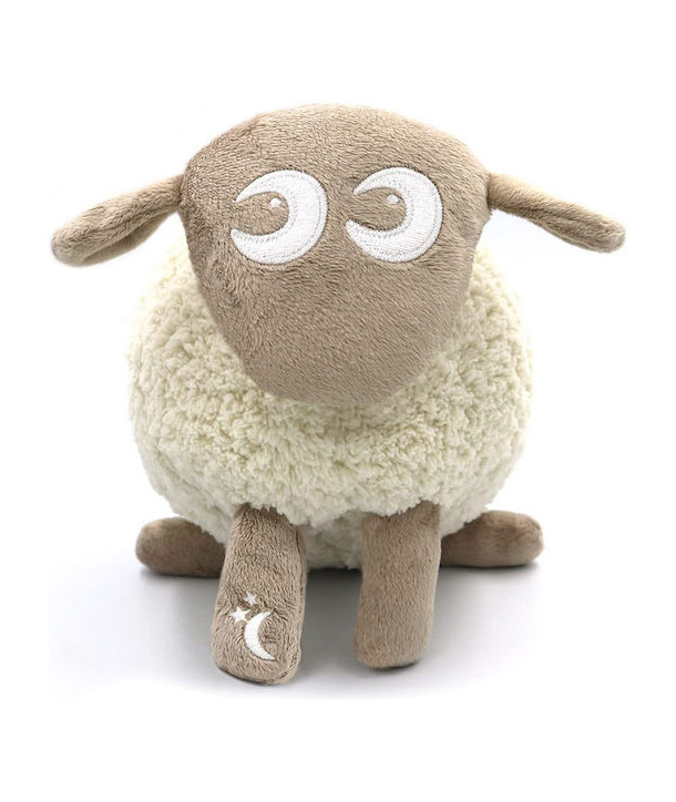 Sweet Dreamers Sleep Toy Ewan Sheep Deluxe Beige made of Fabric with White Noise, Light, and Cry Sensor for 0++ Months EW820606