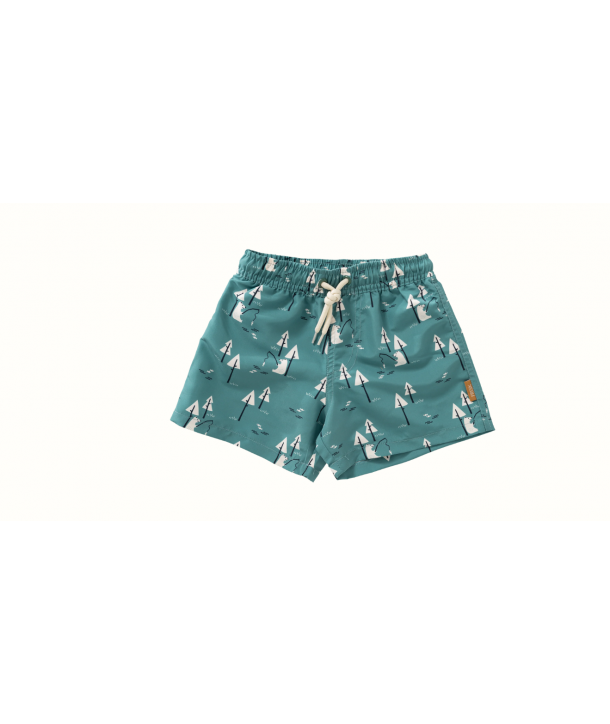 Fresk SWIM SHORTS FISHING BEAR UV50+
