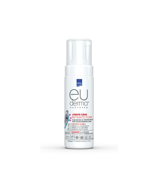 INTERMED EUDERMA BABYDERM JUNIOR CRAN INTIMATE FOAM 150ml