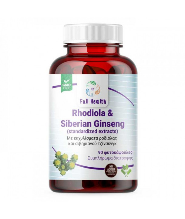 FULL HEALTH RHODIOLA & SIBERIAN GINSENG 90 CAPS