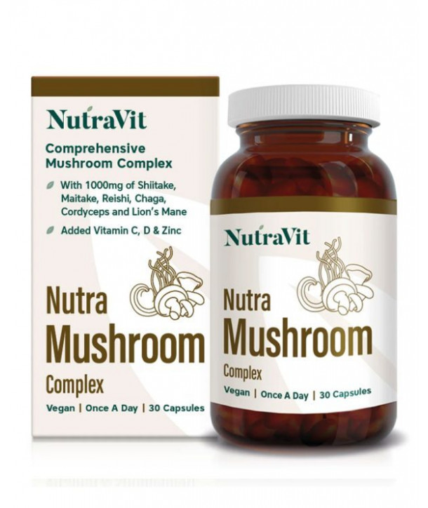 NUTRAVIT NUTRA MUSHROOM COMPLEX 30 CAPS