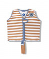 SWIM ESSENTIALS SWIMVEST BROWN WHITE STRIPED 1-2 YEARS