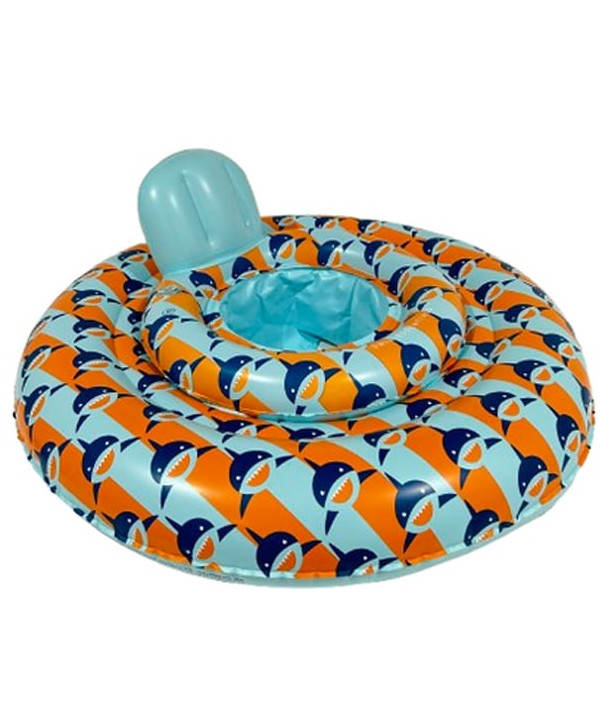 SWIM ESSENTIALS Παιδικό σωσίβιο με κάθισμα 69εκ - "Blue Sharks"
