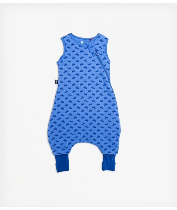 BABY BLISS BlissJump Fall/Spring Sleeping Bag with Feet 1.0tog Vroom Cars-blue 18-36m, 1pc