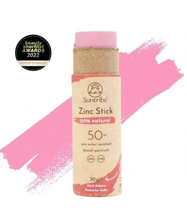 Suntribe – Active Sports Zinc Stick SPF50 Red | 100% Φυσικό Αντηλιακό Stick 30gr
