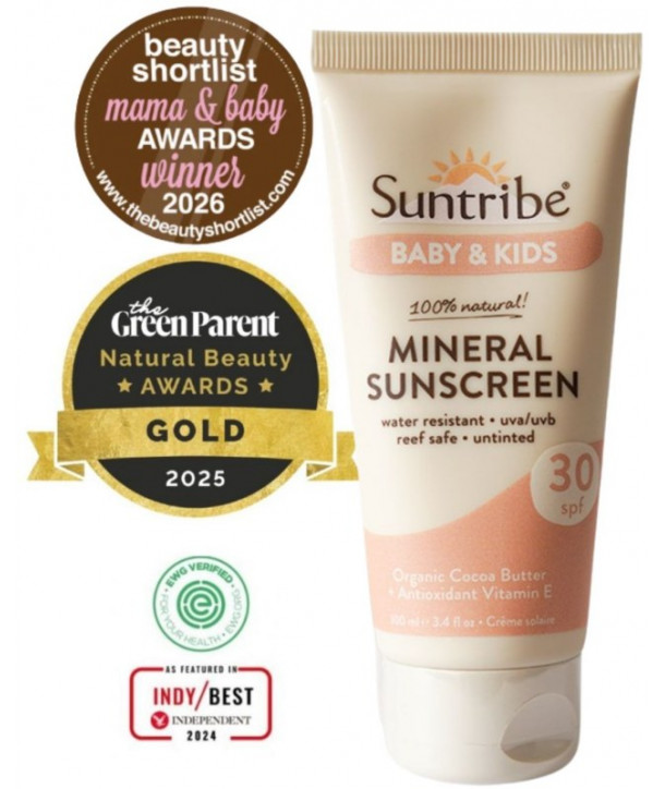 Suntribe – Kids Mineral Sunscreen SPF30 100ml