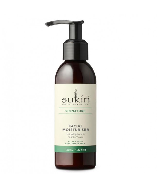 Sukin Naturals – Signature Facial Moisturiser | 24ωρη Ενυδατική Κρέμα Προσώπου με Αλόη, Jojoba & Έλαιο Αγριοτριανταφυλλιάς 125ml