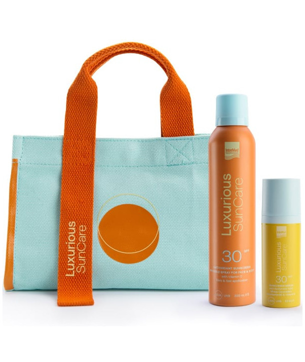 Intermed Promo Luxurious Ορός Προσώπου SPF30 50ml & Antioxidant Invisible Spray για Πρόσωπο & Σώμα SPF30 200ml & Τσάντα Θαλάσσης