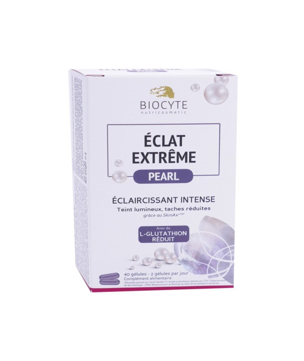 Biocyte Eclat Extreme Pearl Whitening Συμπλήρωμα Διατροφής για Πανάδες και Κοκκινίλες 40 caps