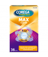 Corega Power Max Clean 4in7 Καθαριστικά Δισκία για Τεχνητές Οδοντοστοιχίες με Περισσότερο Ενεργό Οξυγόνο, 36tabs