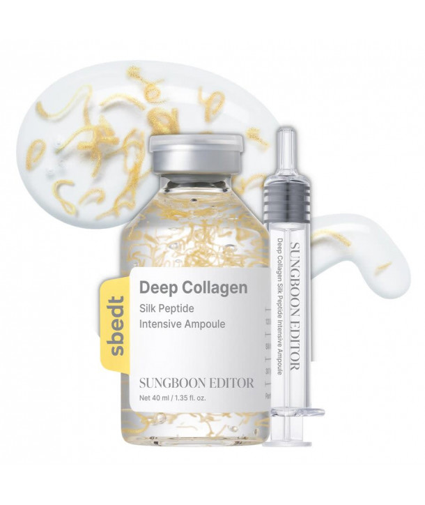 SUNGBOON EDITOR Deep Collagen Silk Peptide Intensive Ampoule (renew) - Αμπούλα με 3-πλό σύστημα lifting 40ml