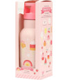 A LITTLE LOVELY COMPANY Stainless steel drink bottle: Ice-cream 350ml