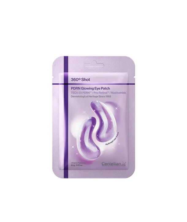 CENTELLIAN 24 360º Shot PDRN Glowing Eye Patches – Συσφικτικά Hydrogel Patches Ματιών με PDRN 1 ΖΕΥΓΑΡΙ