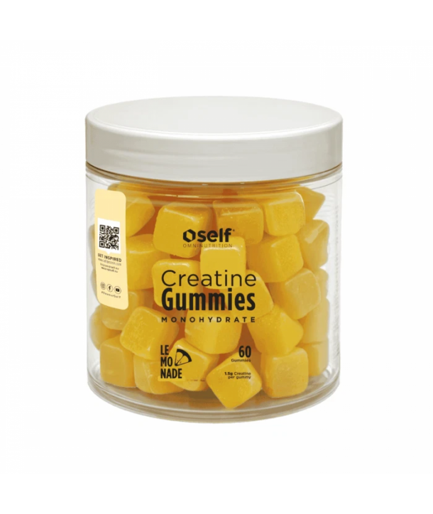 SELF OMNINUTRITION Creatine Gummies 1500mg 60gum LEMONADE