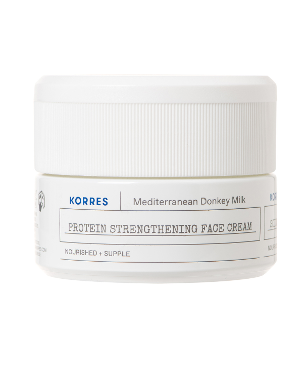 KORRES MEDITERRANEAN DONKEY MILK ΕΝΙΣΧΥΜΕΝΗ ΚΡΕΜΑ ΠΡΟΣΩΠΟΥ ΜΕ ΠΡΩΤΕΙΝΕΣ 40ml