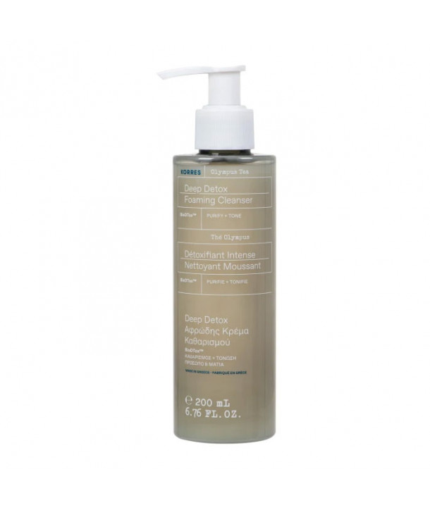 KORRES DEEP DETOX FOAMING CLEANSER OLYMPUS TEA 200ml