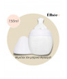 Elhee: Μπιμπερό από ιατρική σιλικόνη 150ml-Milk