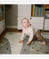 Babyono: Αναδιπλούμενο αφρώδες παζλ δαπέδου διπλής όψεως 150 x 200 εκατ