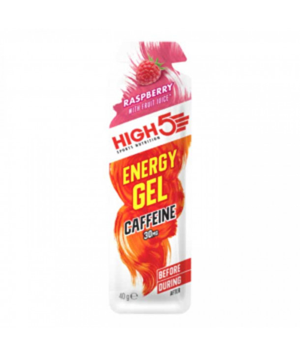 HIGH5 Energy Gel Caffeine 40g RASPBERRY