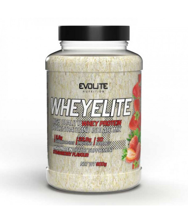 EVOLITE NUTRITION WheyElite STRAWBERRY 900g
