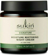 Sukin Naturals SIGNATURE Moisture Restoring Night Cream | Επανορθωτική Κρέμα Νυκτός για Βαθιά Ενυδάτωση 120ml