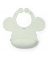 BABYONO Silicone bib with adjustable lock MINT