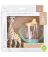 SOPHIE LA GIRAFE Σετ δώρου με Ποτήρι non drip & Σόφι καμηλοπάρδαλη