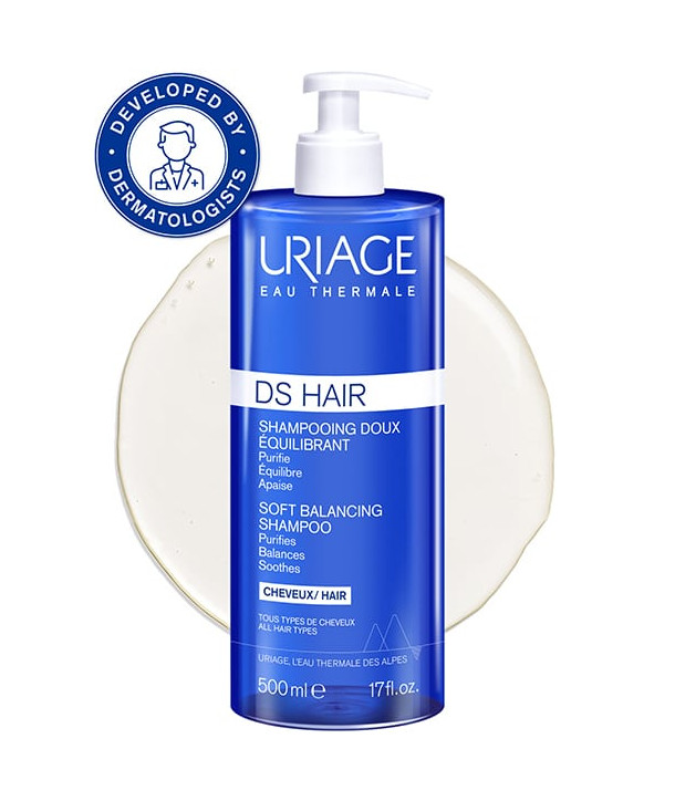 URIAGE DS HAIR SOFT BALANCING SHAMPOO 500ml