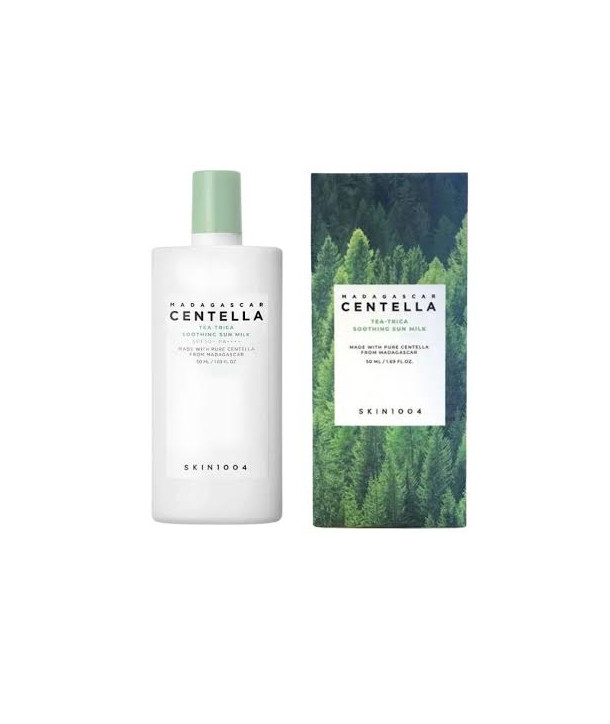 SKIN1004 Madagascar Centella Tea-Trica Soothing Sun Milk - Αντηλιακό Γαλάκτωμα Καταπράυνσης για Ευαίσθητο Δέρμα 50ml