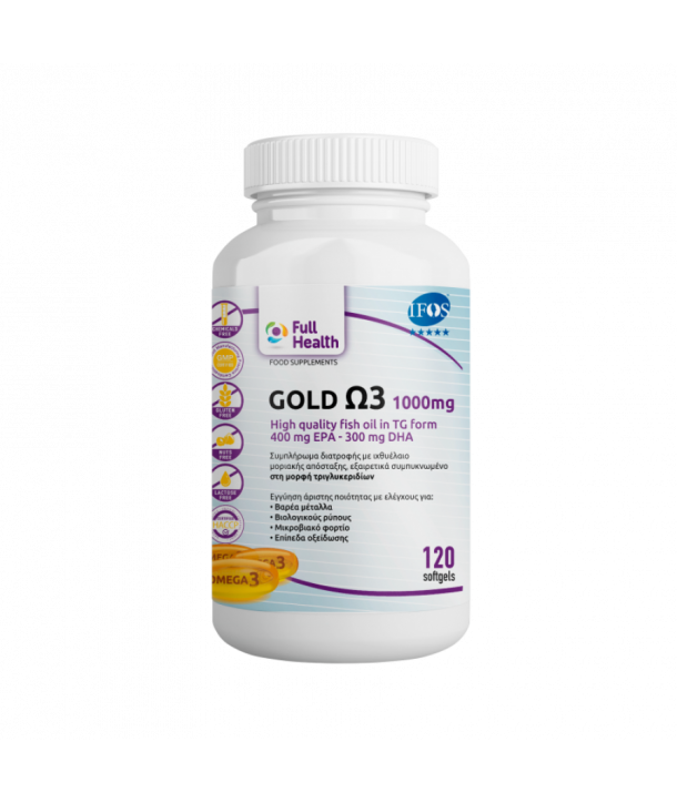 FULL HEALTH OMEGA 3 GOLD 1000 MG 30 SOFTGELS