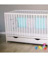AKUKU Mosquito net for crib white