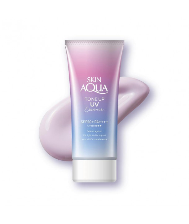 Rohto Mentholatum Skin Aqua Tone Up UV Essence SPF50 80gr- Aδιάβροχο αντιηλιακό για φωτεινό και ομοιόμορφο δέρμα
