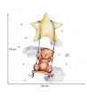 Sipo Wall sticker Bear on Swing