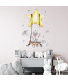 Sipo Wall sticker Bunny on swing