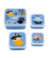 A little lovely company: Lunch & Snack Box -Pirates 4 PCS