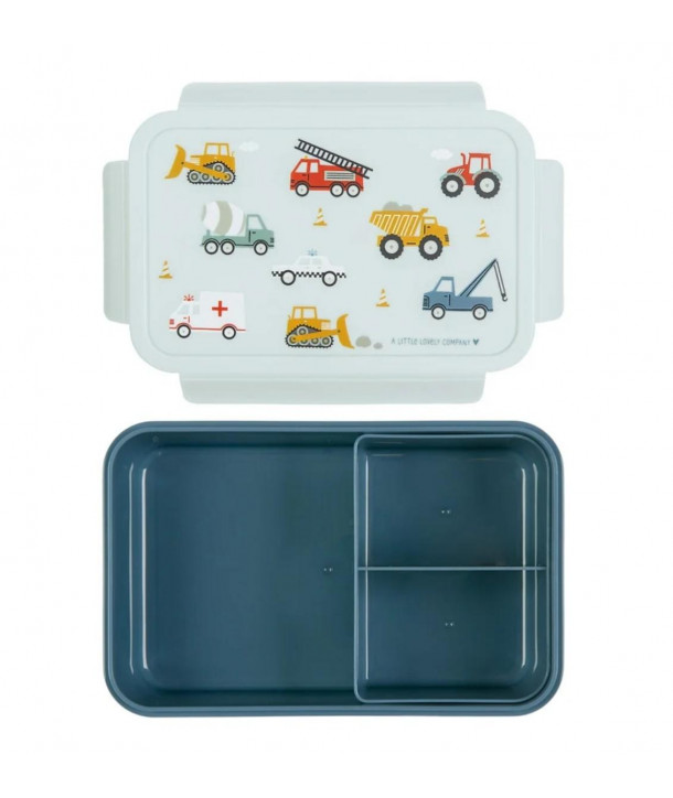 A LITTLE LOVELY COMPANY Bento lunch box: Vehicles