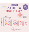A LITTLE LOVELY COMPANY Lunch & snack box set: Hearts