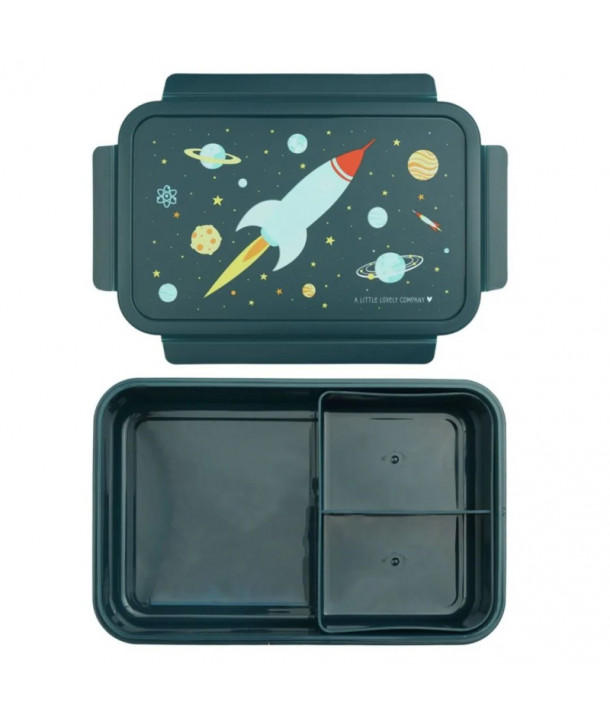A LITTLE LOVELY COMPANY Bento lunch box: Space