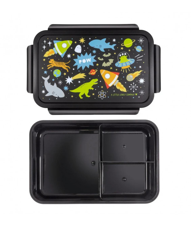 A little lovely company: Δοχείο φαγητού Bento με χωρίσματα- 1,2 L-Galaxy