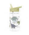 A LITTLE LOVELY COMPANY Drink bottle: Dinosaurs 450ml