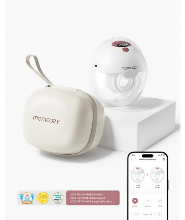 Momcozy M5 Smart Wearable Breast Pump – Upgraded with App Control
